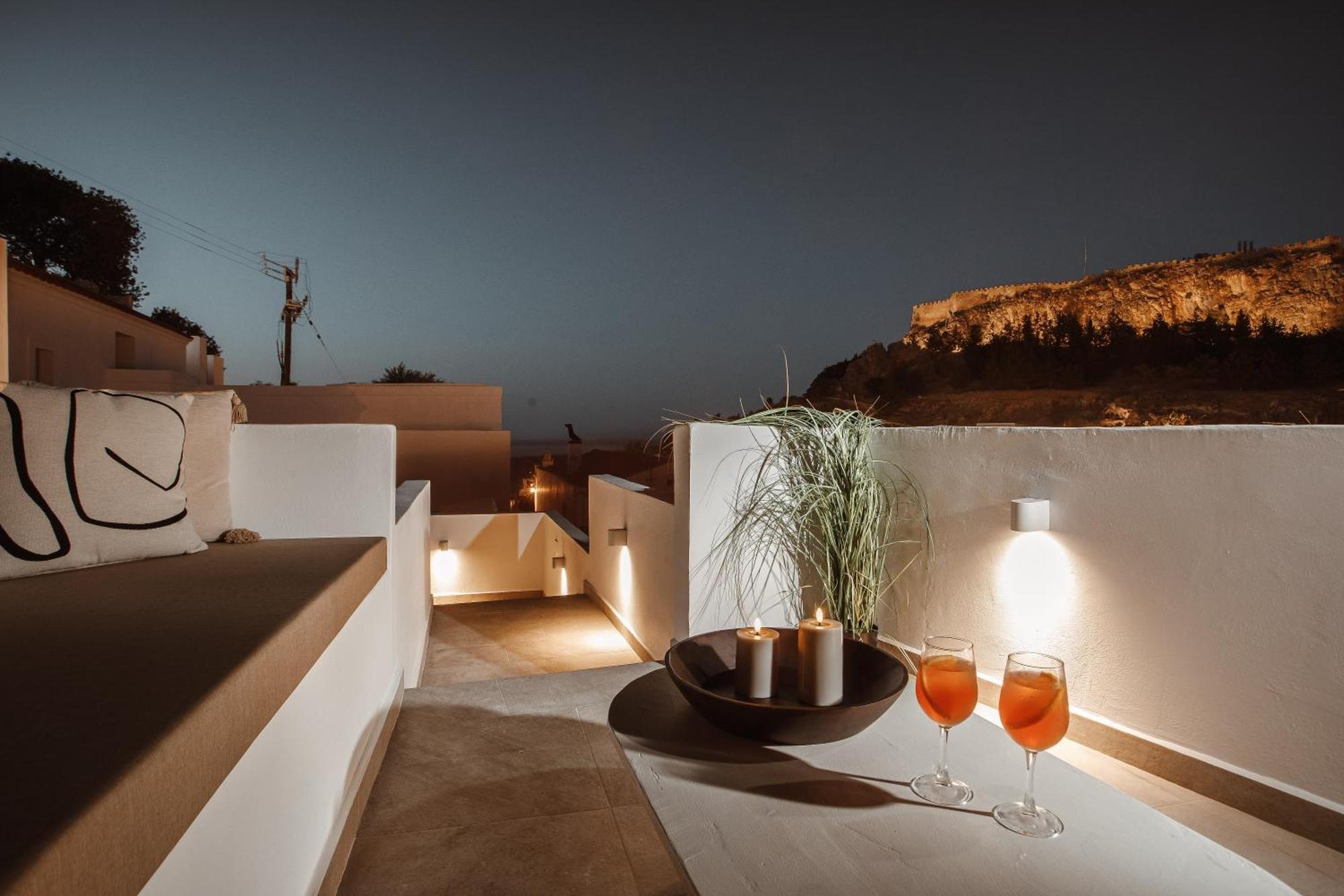 Noema Lindos - Athena Apartment Eksteriør bilde